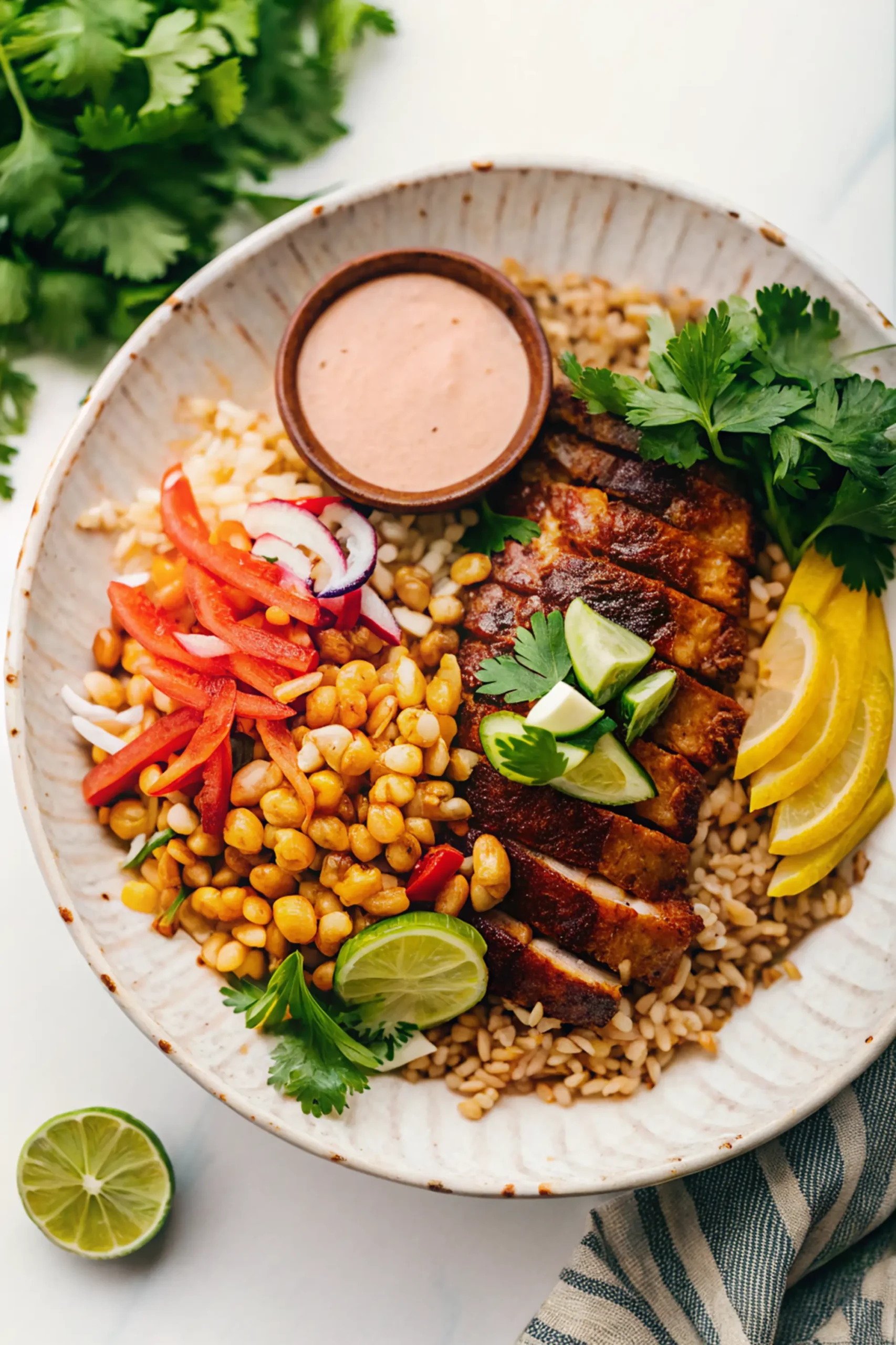 Easy asian Chicken Bowl A Flavorful Thai-Japanese