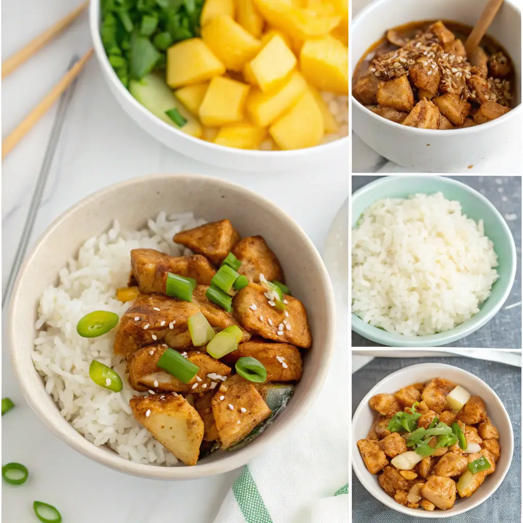 Easy Pineapple Teriyaki Chicken Bowls