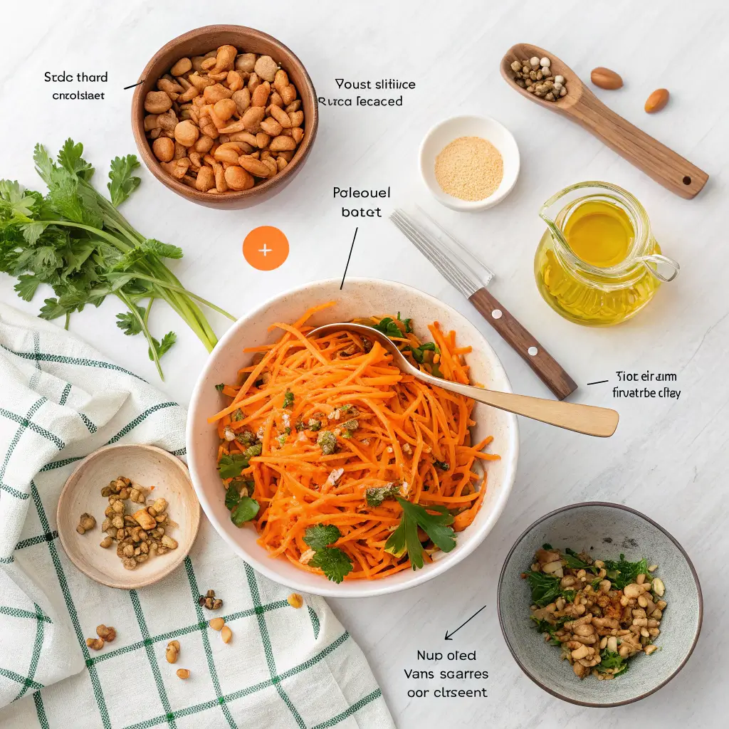 Viral Retinol Carrot Salad