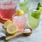 Ingredients used in the pink salt trick to lose weight