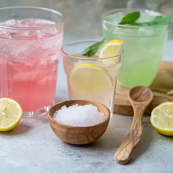 Using pink salt trick to lose weight in the morning