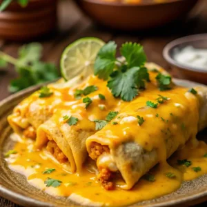 Green Chili Chicken Enchiladas - Ultimate Comfort Food Recipe