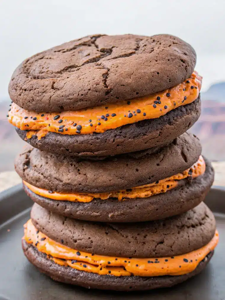 Easy Halloween Whoopie Pies : Pillowy Soft Sandwiches of Seasonal Sorcery