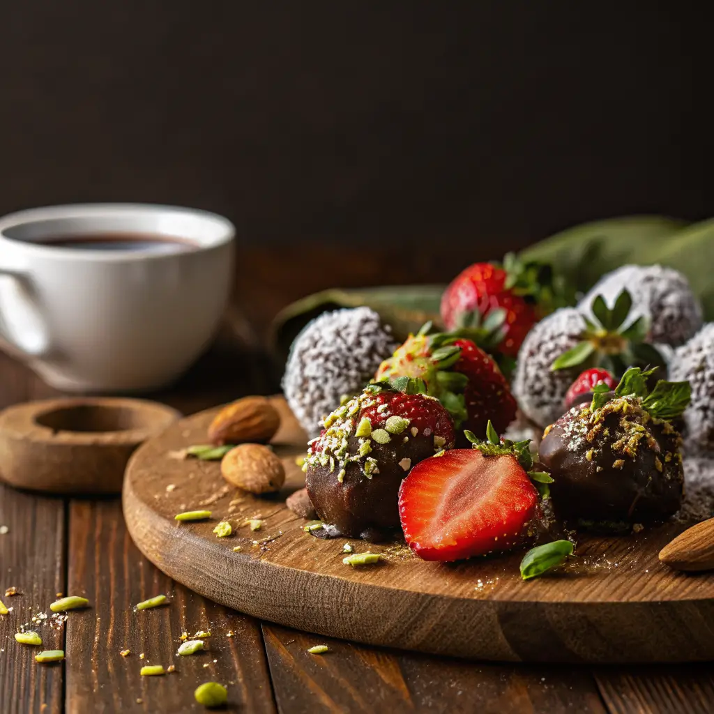 Perfect Luxury Dubai Chocolate Strawberries Elegant Dessert Delight