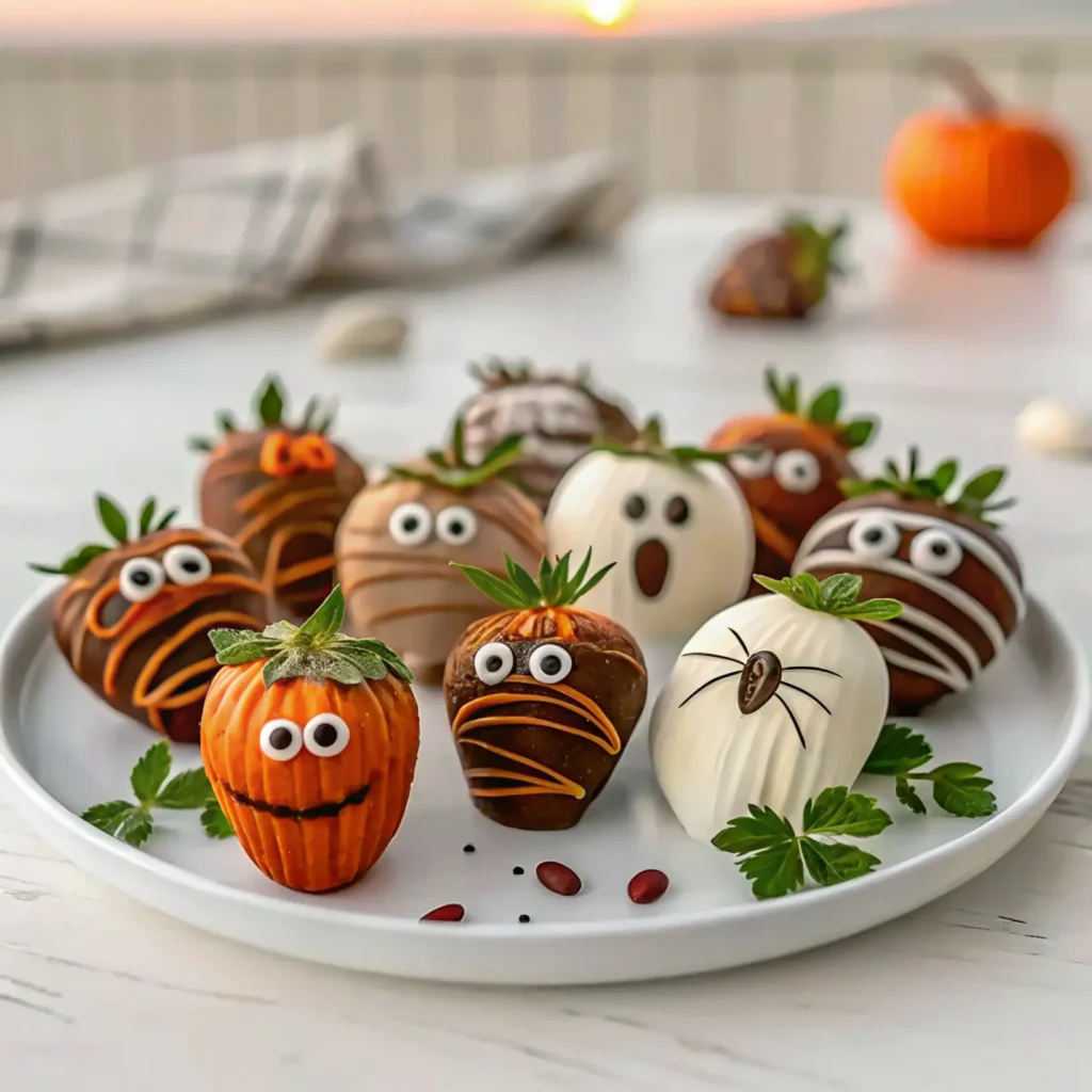 Halloween Chocolate Covered Strawberries