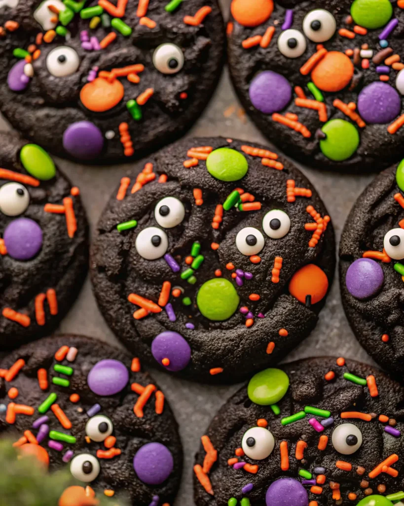 Easy Monster Halloween Cookies