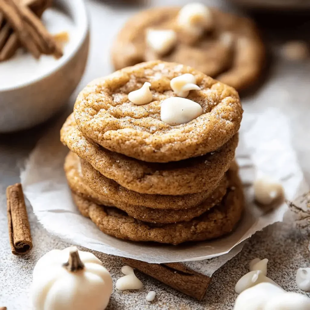 White Chocolate Pumpkin Snickerdoodles 2 White Chocolate Pumpkin Snickerdoodles