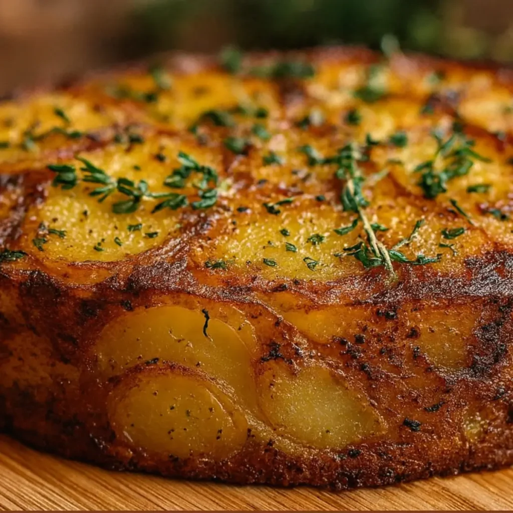 Crispy Balsamic Thyme Potato Torte Elegant Layered Potato Dish