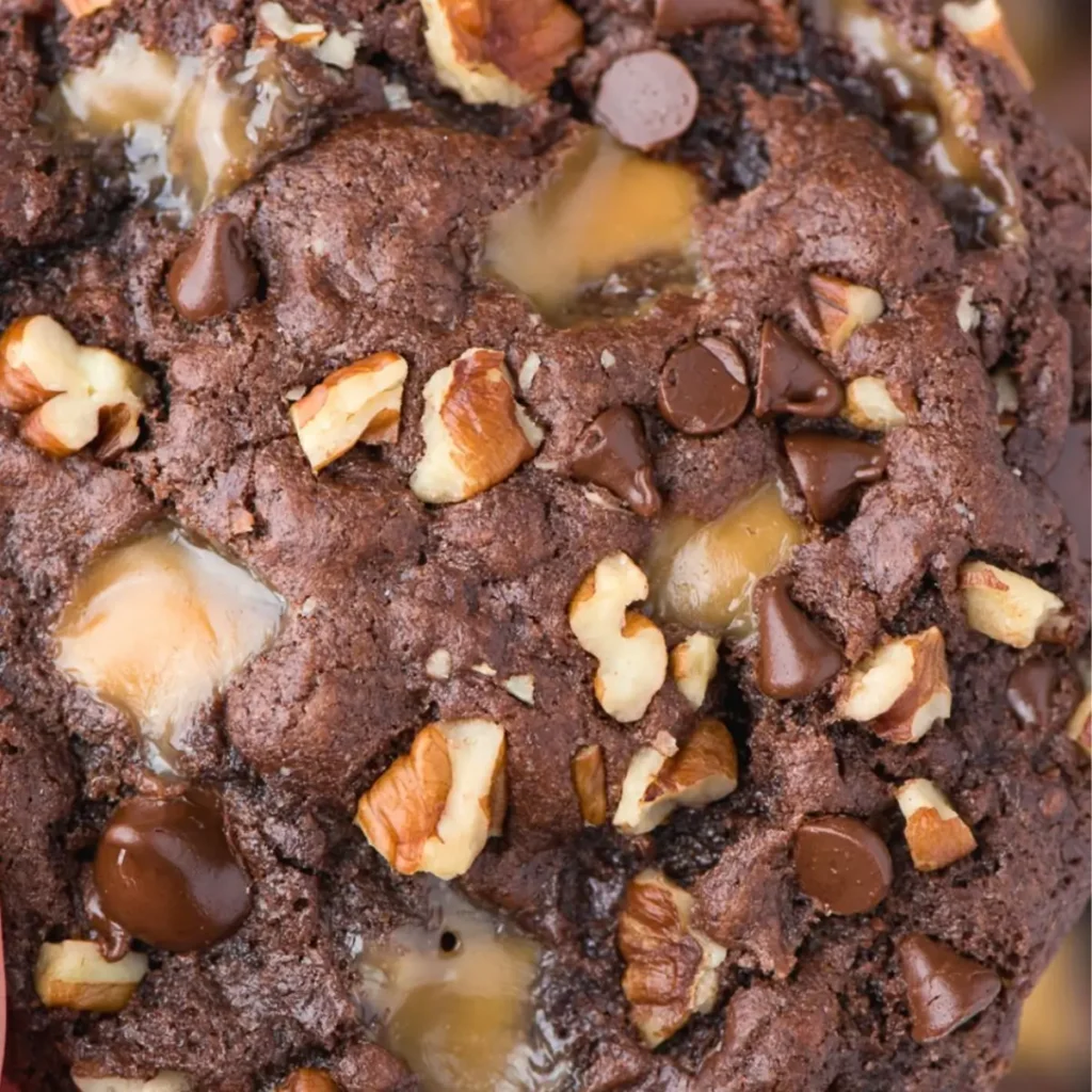 Easy Turtle Cookies Loaded with Caramel and Pecans 2 Delicious turtle cookies