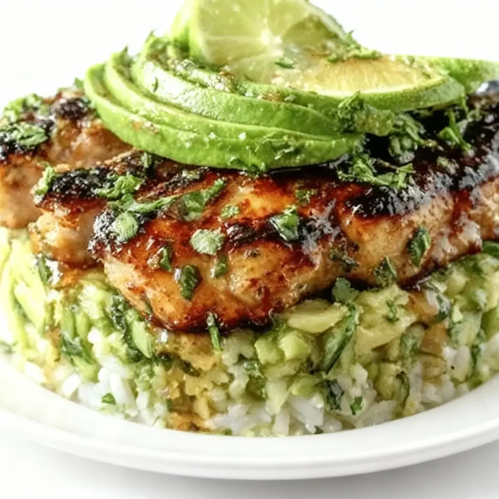 Honey Lime Chicken Avocado Rice Stack 2 Honey Lime Chicken & Avocado Rice Stack Fresh, Zesty, and Nourishing