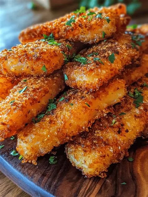 Easy panko potato fingers Crispy Homemade Snack