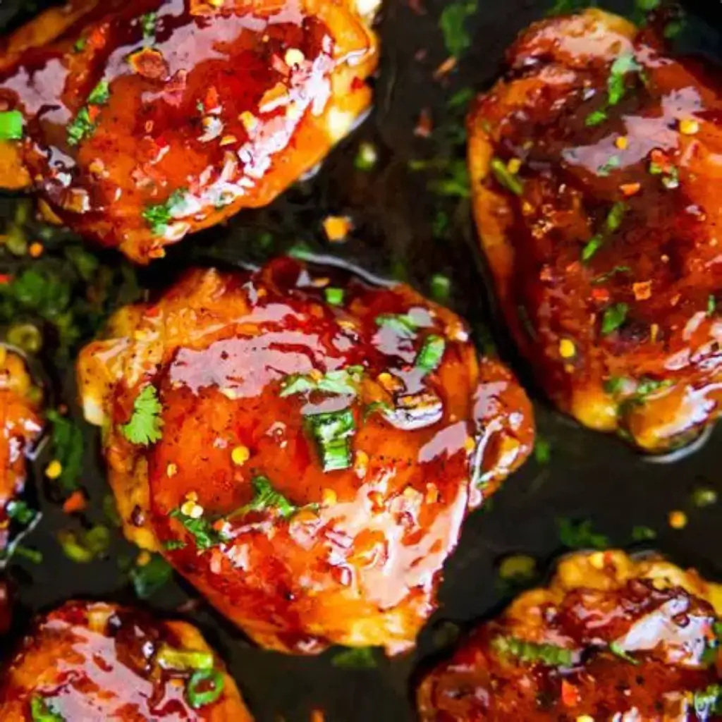 Easy Honey Garlic Chicken Thighs Dinner Juicy Sweet Savory and Simple