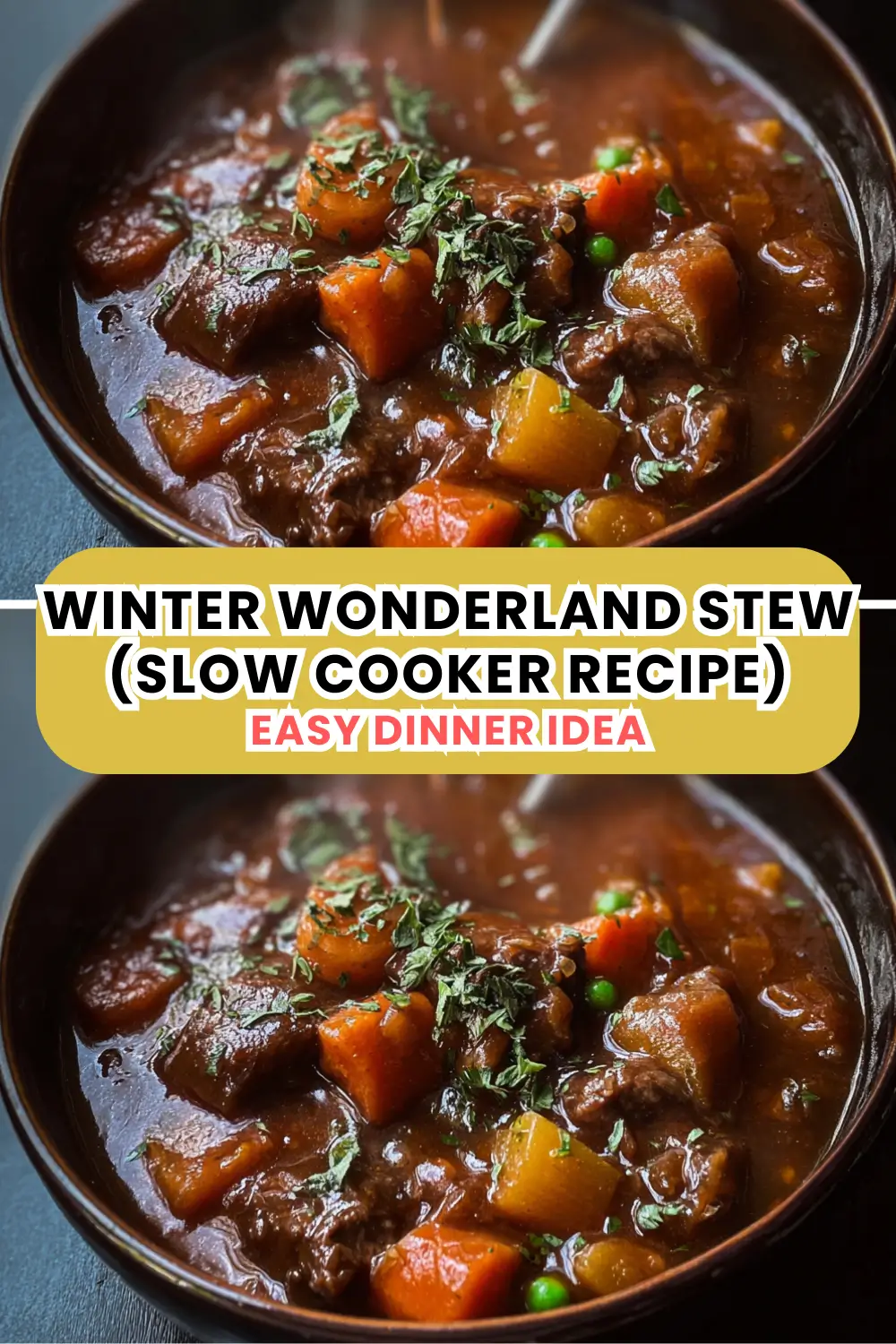 Easy Winter Wonderland Stew (Slow Cooker Recipe)